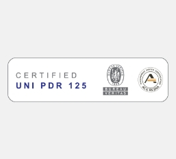 CERTIFICAZIONI UNI/PDR 125: 2022